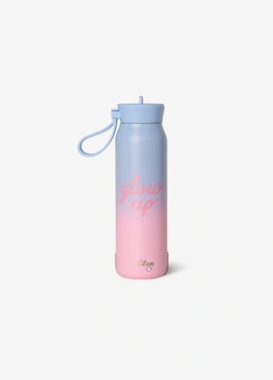350ml Insulated Water Bottle - Glow Up Pink/Blue