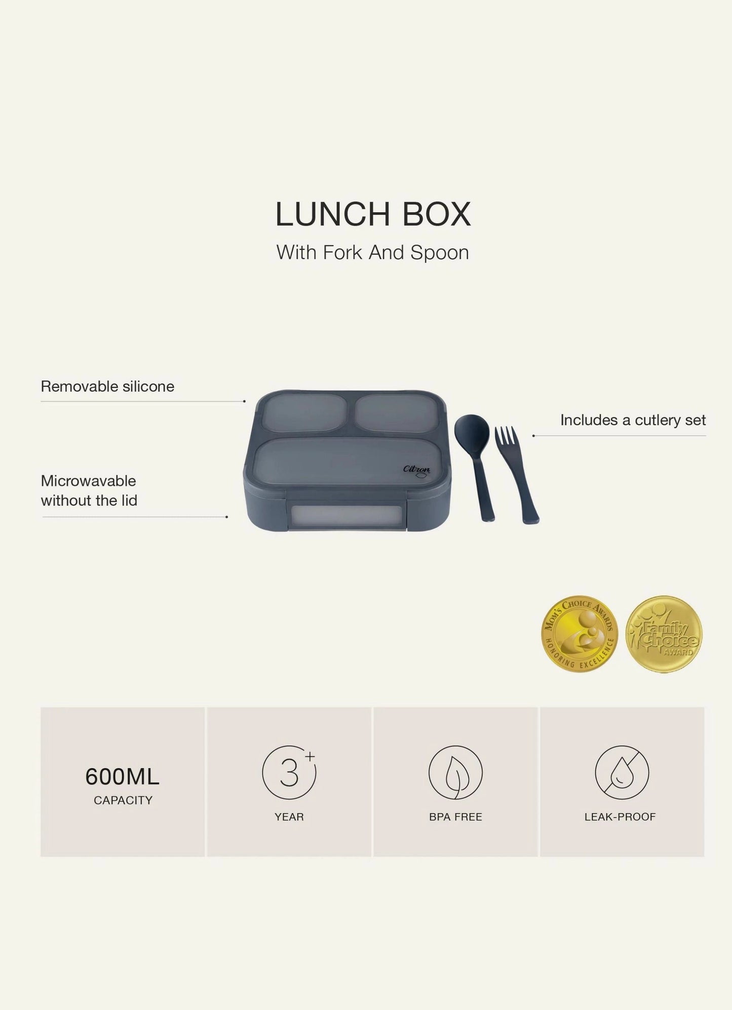 Bento Box Dark Blue