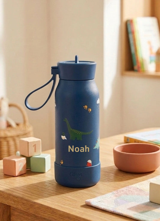 250ml Insulated Water Bottle - Dino