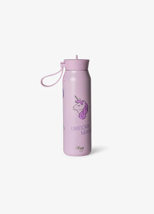 350ml Insulated Water Bottle Stormy Unicorn