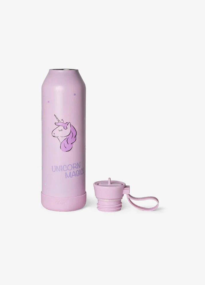 750ml Insulated Water Bottle - Stormy Unicorn