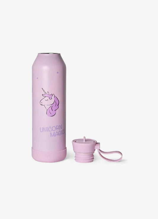 750ml Insulated Water Bottle - Stormy Unicorn