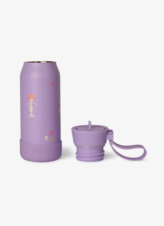 250ml Insulated Water Bottle - Mermaid