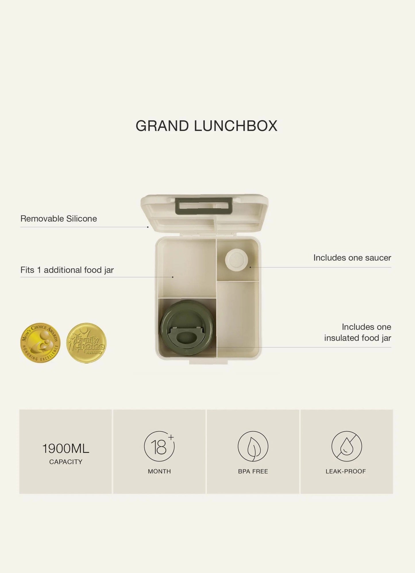 Grand Lunch Box - Lemon