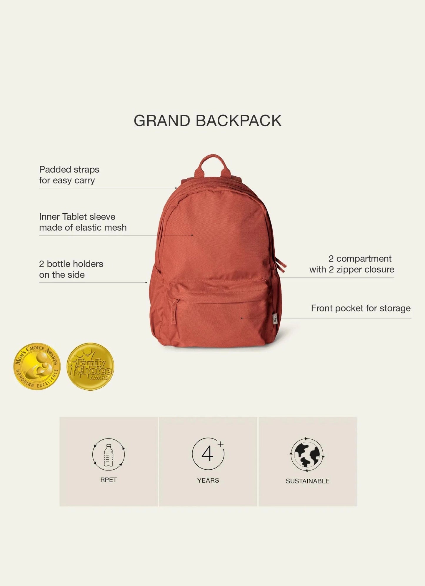 Kids Grand Backpack (4+) - Cool Kid