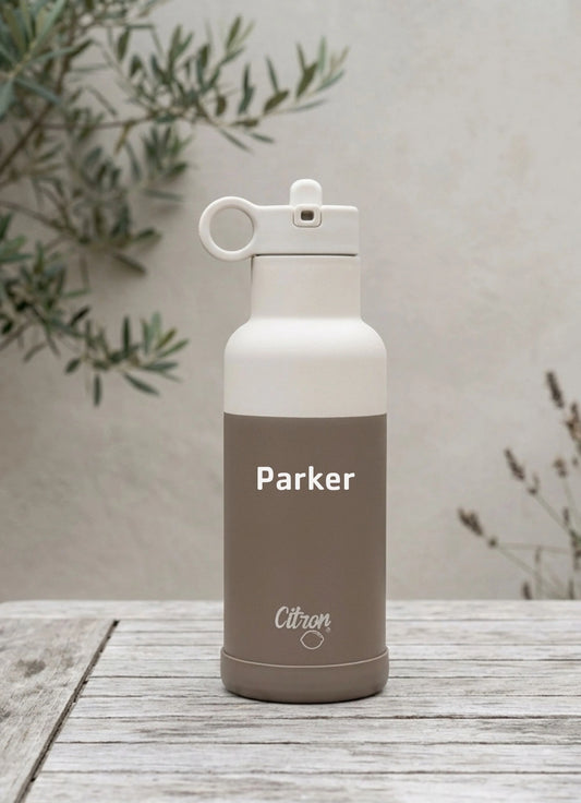 500ml Insulated Water Bottle - Brown