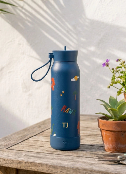 350ml Insulated Water Bottle - Dino