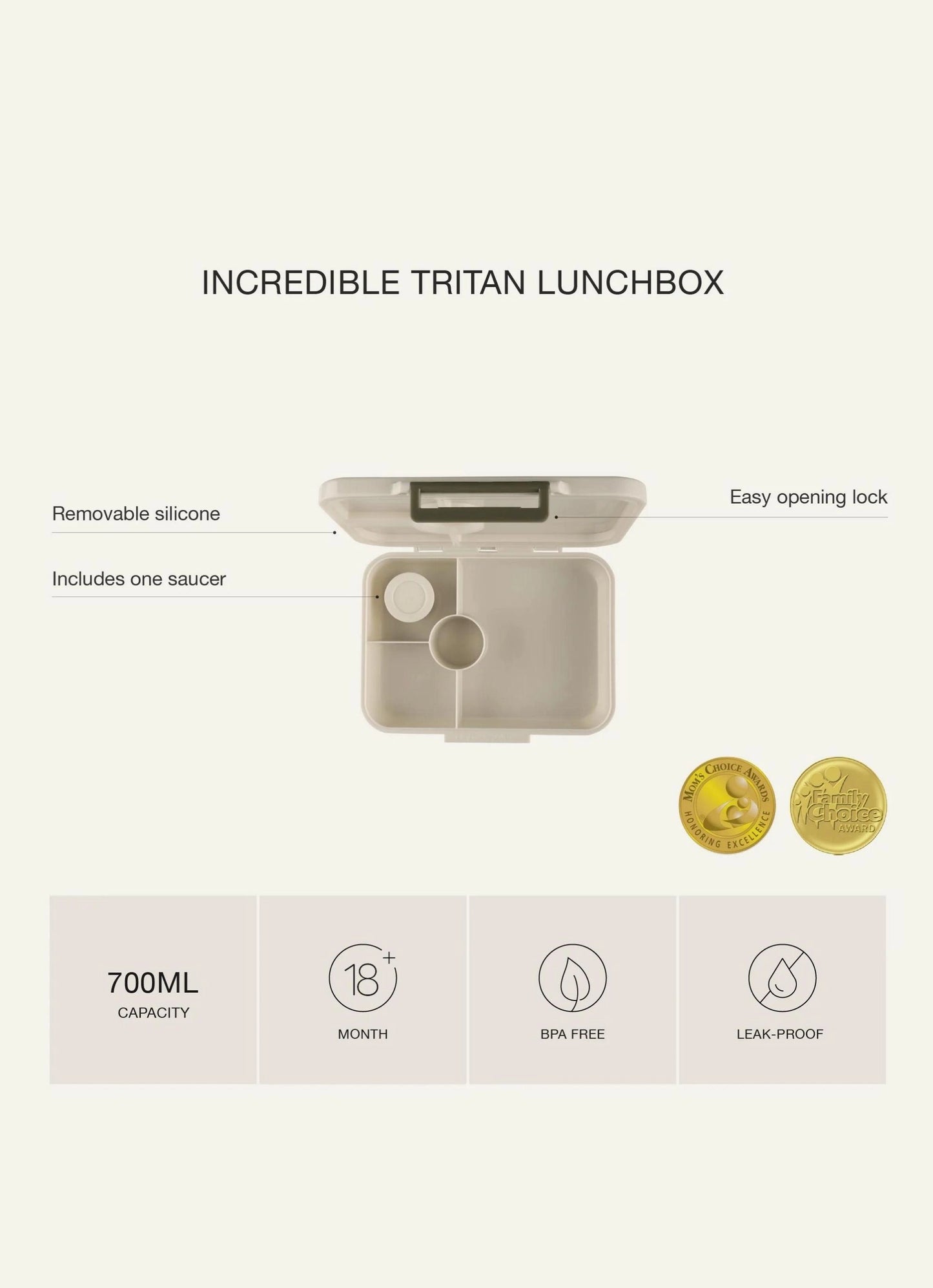 Tritan Lunch Box - Thunder Yellow