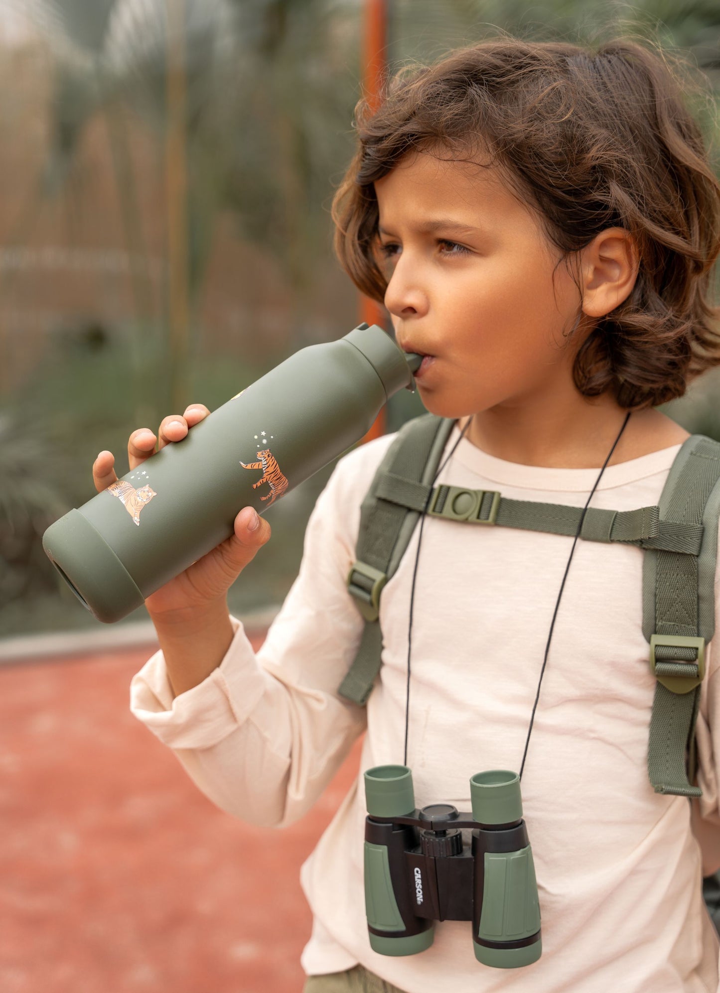 500ml Insulated Water Bottle Tiger