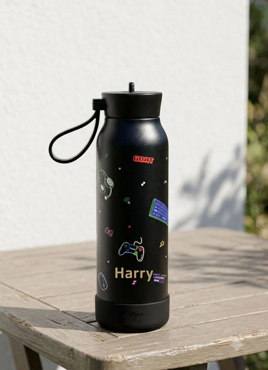 500ml Insulated Water Bottle - Gaming