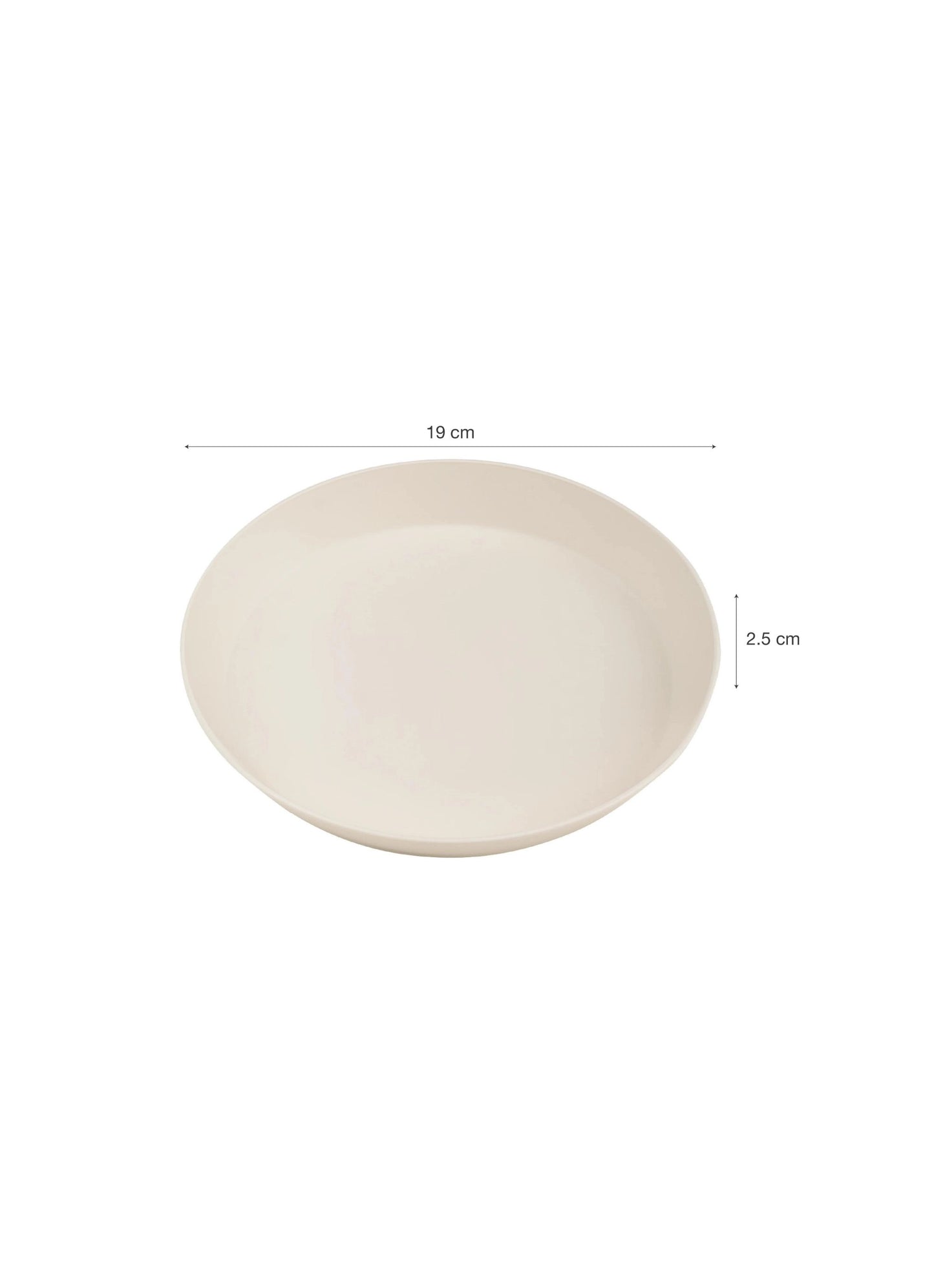 Eco Plates Set of 4 - Pink/Cream