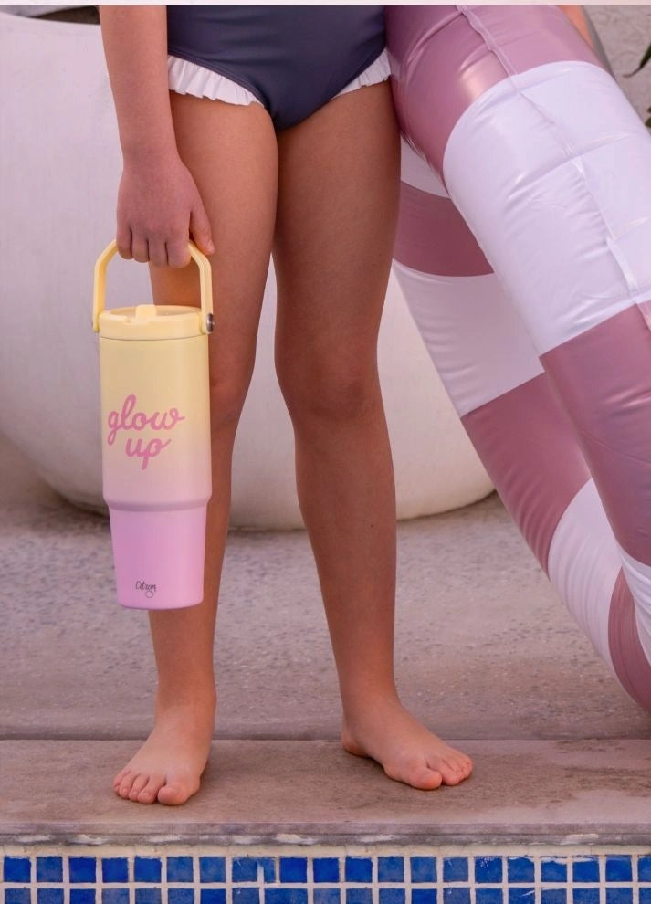 Insulated Tumbler 900ml - Glow Up Pink/Yellow