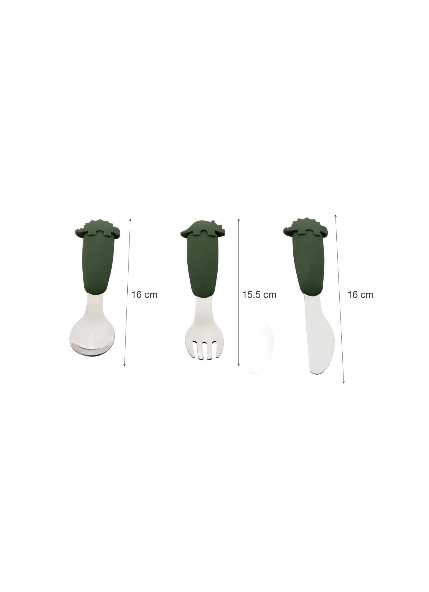 3-Piece Dino Cutlery Set
