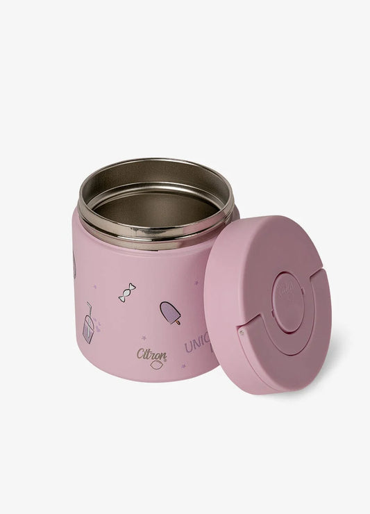 Insulated Food Jar 350ml - Stormy Unicorn