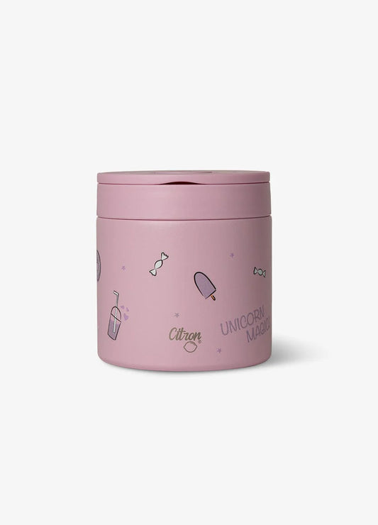 Insulated Food Jar 350ml - Stormy Unicorn