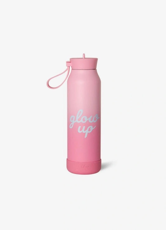 500ml Insulated Water Bottle - Glow Up Pink