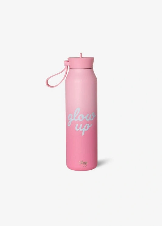 500ml Insulated Water Bottle - Glow Up Pink