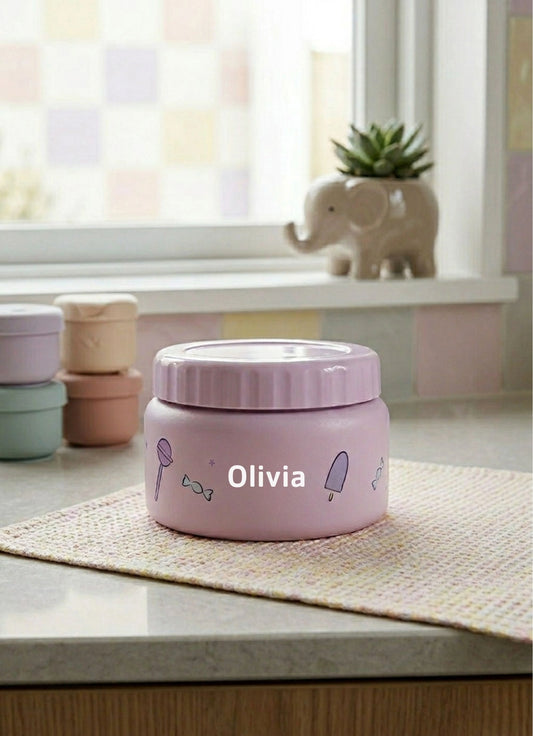 Insulated Food Flask 250ml - Stormy Unicorn