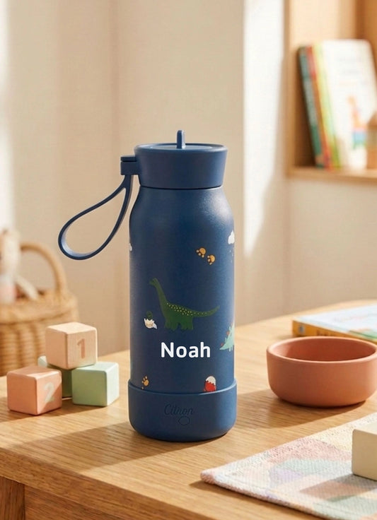 250ml Insulated Water Bottle - Dino