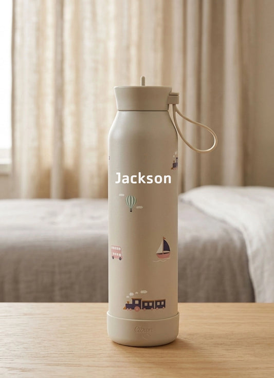 500ml Insulated Water Bottle - Vehicles