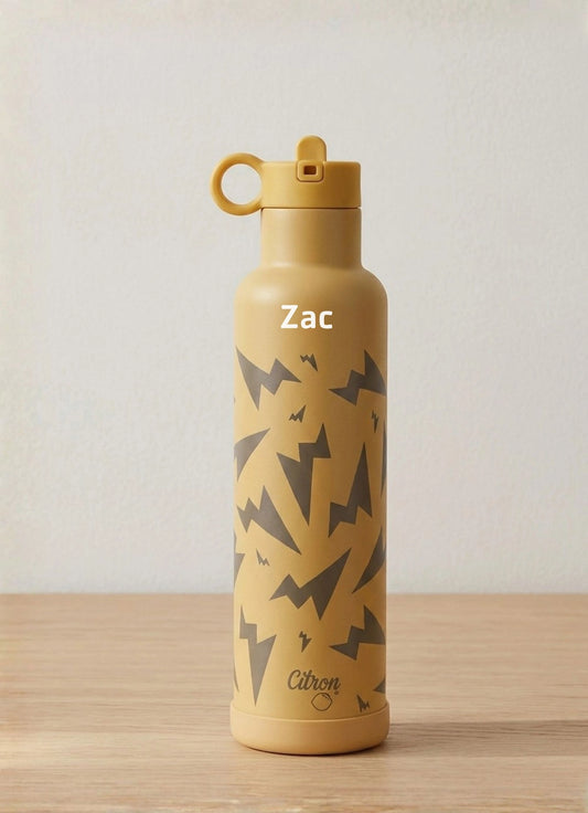 750ml Insulated Water Bottle - Thunder Yellow