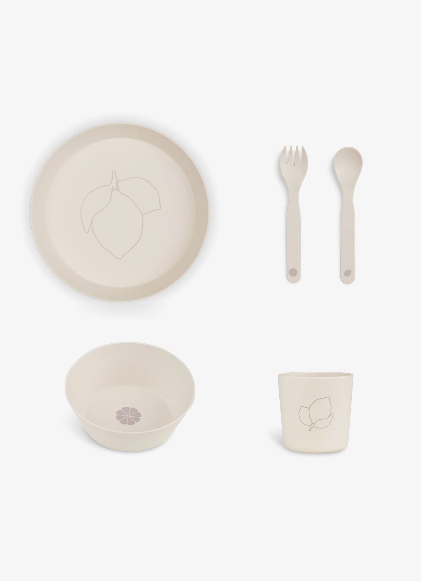 Eco Tableware Set - Lemon