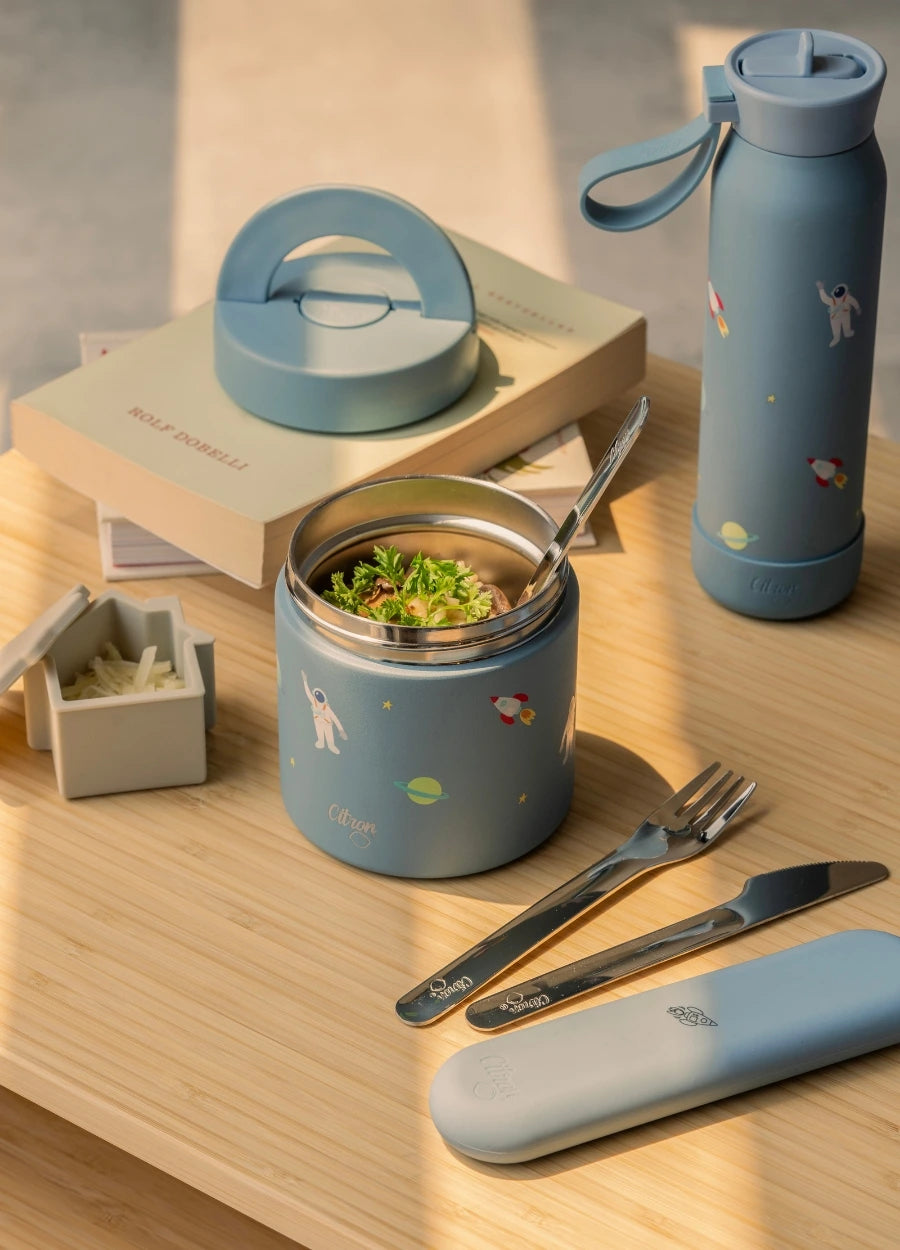 Insulated Food Jar 350ml Spaceship