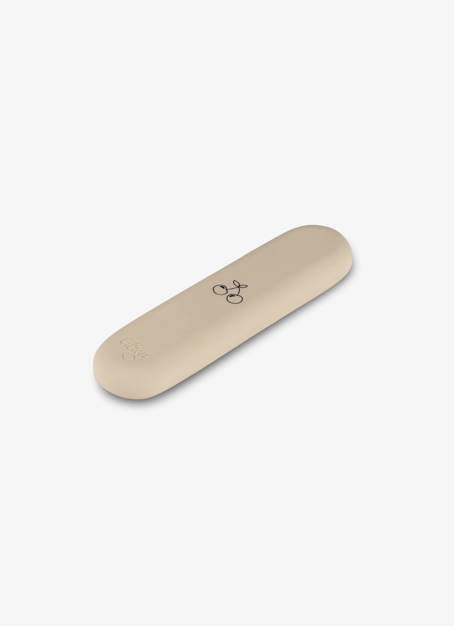 Cutlery Set with Silicon Case Cream