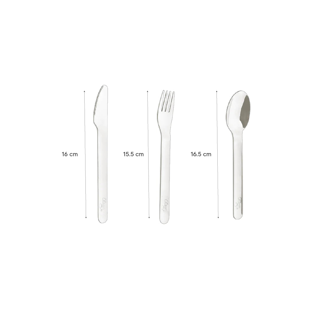 Cutlery Set with Silicon Case Blush Pink