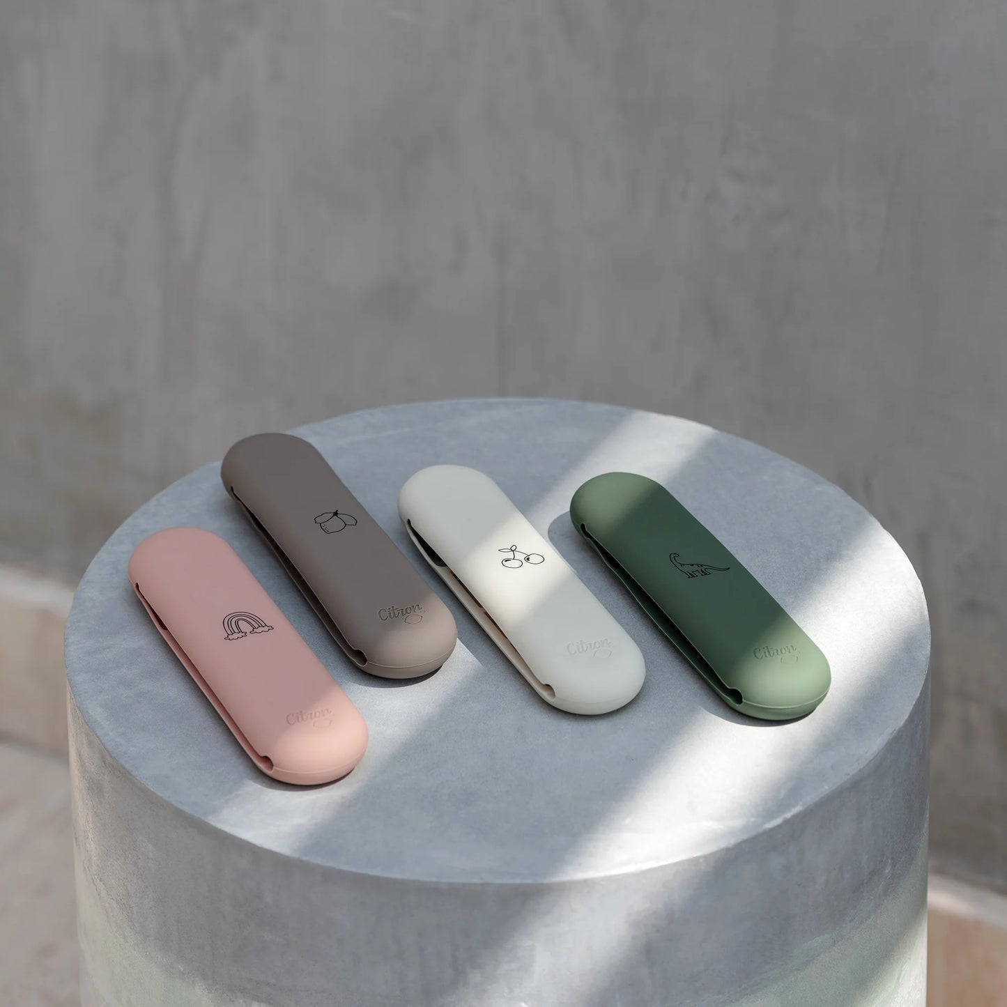 Cutlery Set with Silicon Case Blush Pink
