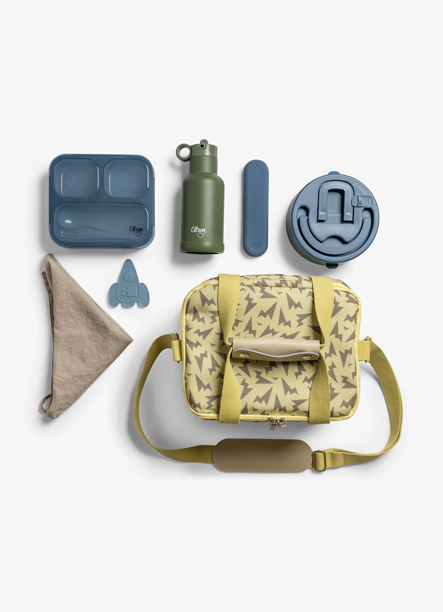 Insulated Picnic and Lunch Bag - Thunder Yellow