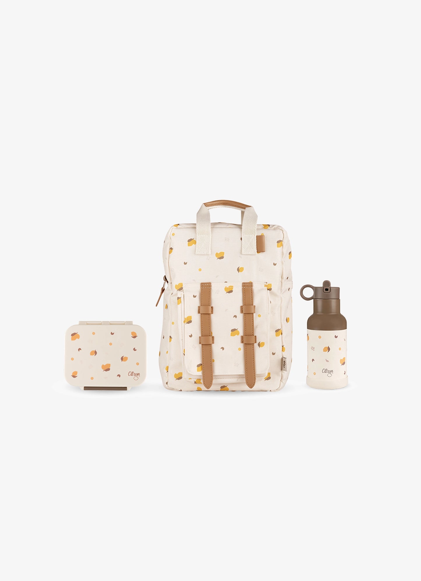 lemon school backpack set