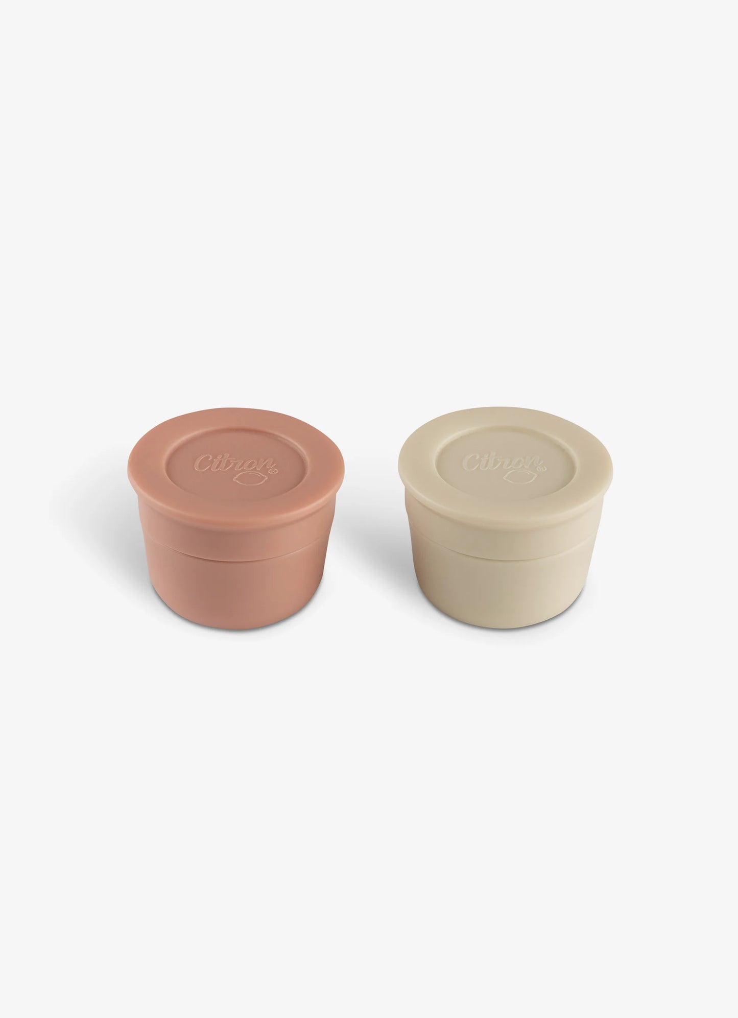 Set Of 2 Saucer Cups Blush Pink/Cream