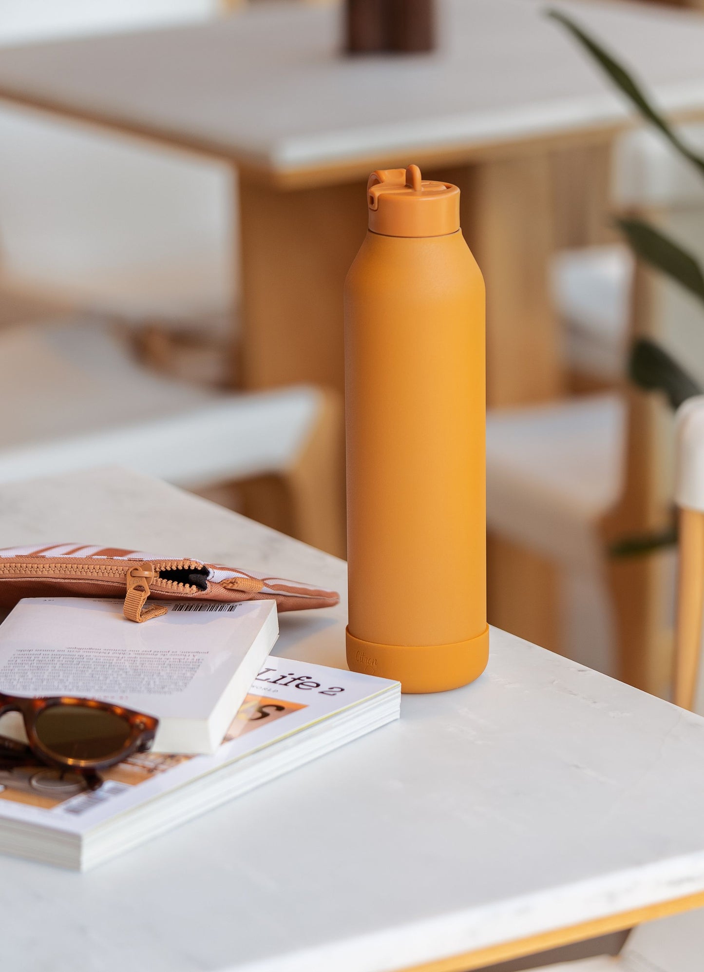 750ml Insulated Water Bottle Caramel