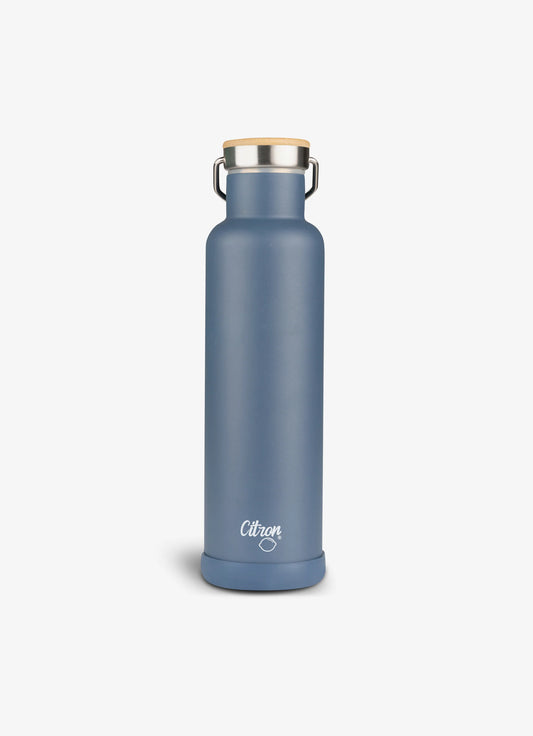 750ml Insulated Water Bottle - Navy Blue