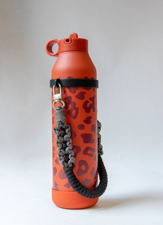 Woven Water Bottle Handle Strap - Black