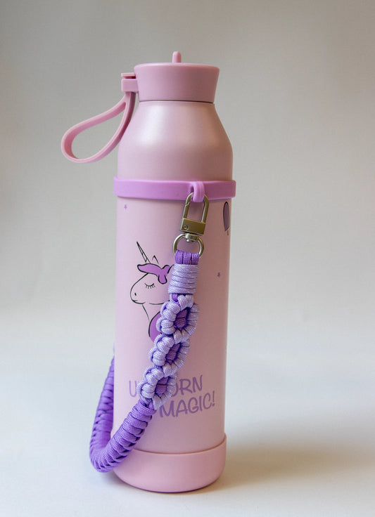 Woven Water Bottle Handle Strap - Purple