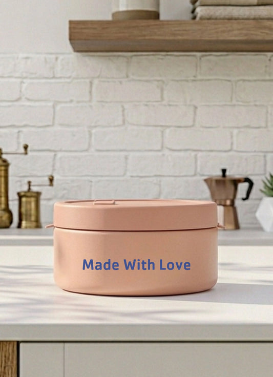 Insulated Food Flask 400ml - Blush Pink