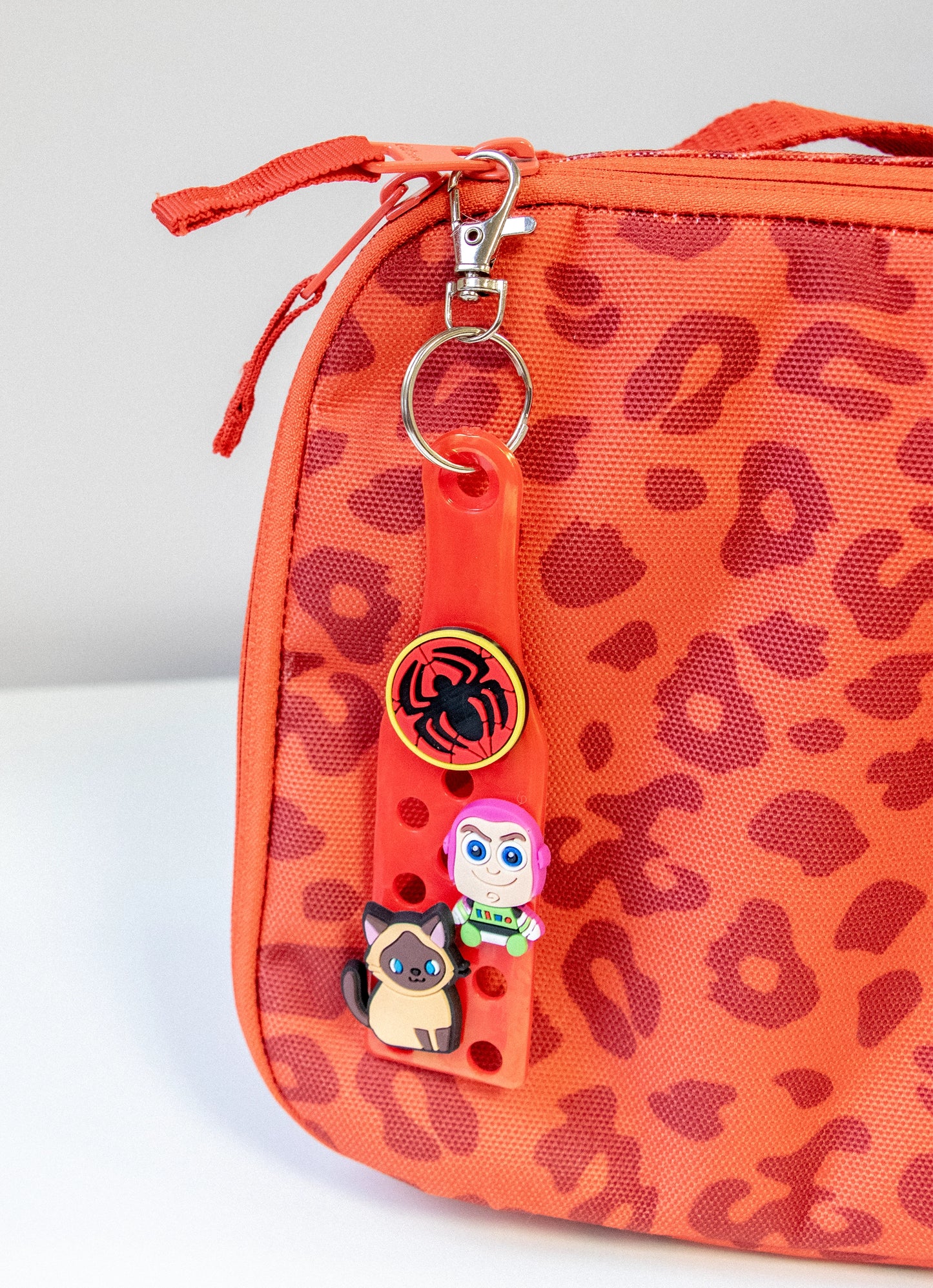Keyring With Charms - Red