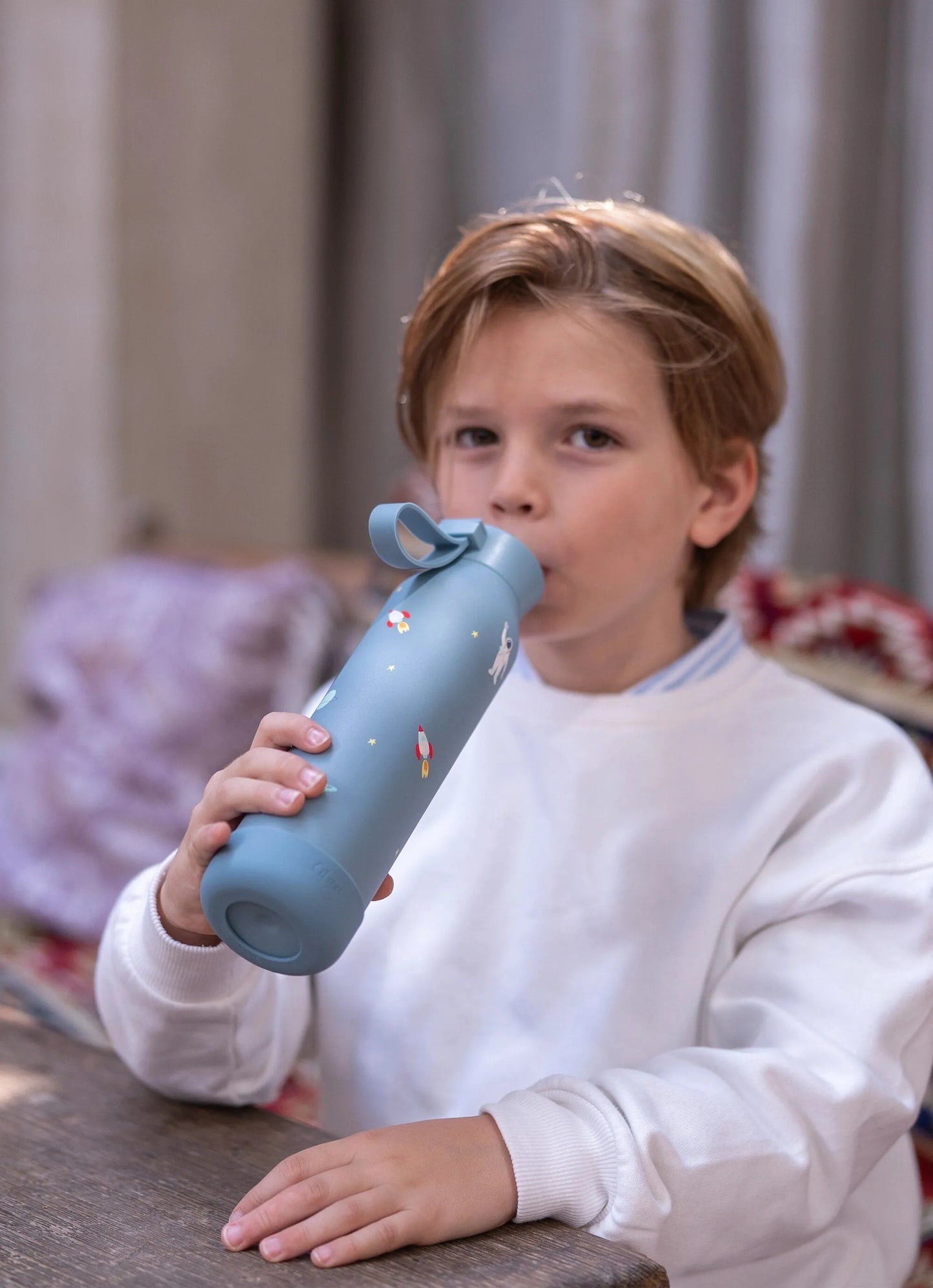 350ml Insulated Water Bottle - Spaceship
