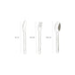 Cutlery Set with Silicon Case - Cream