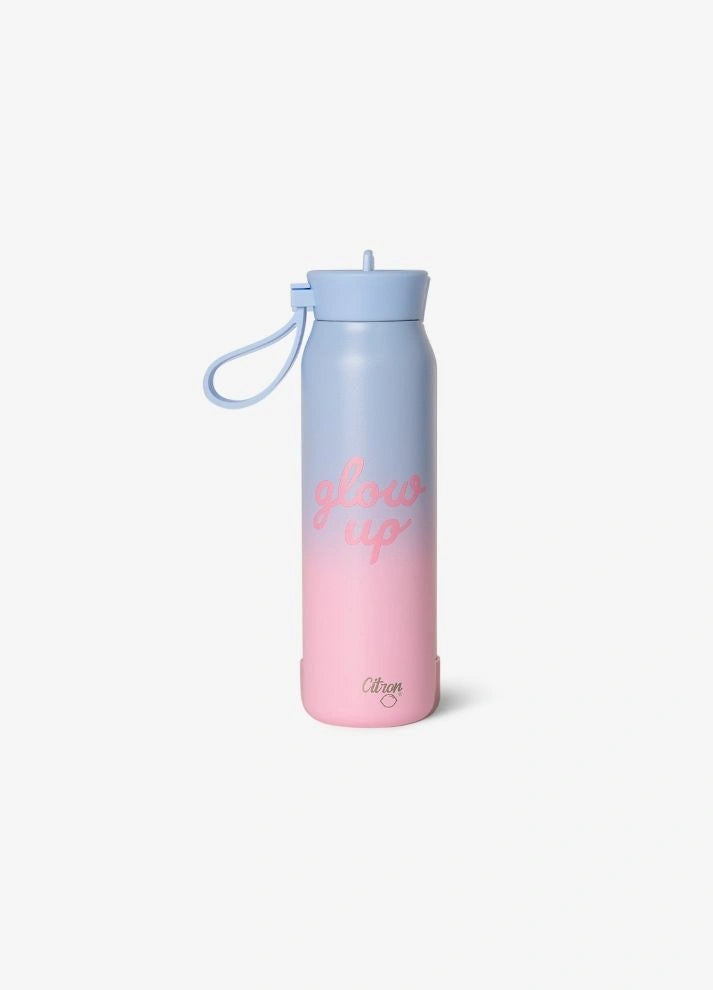350ml Insulated Water Bottle - Glow Up Pink/Blue