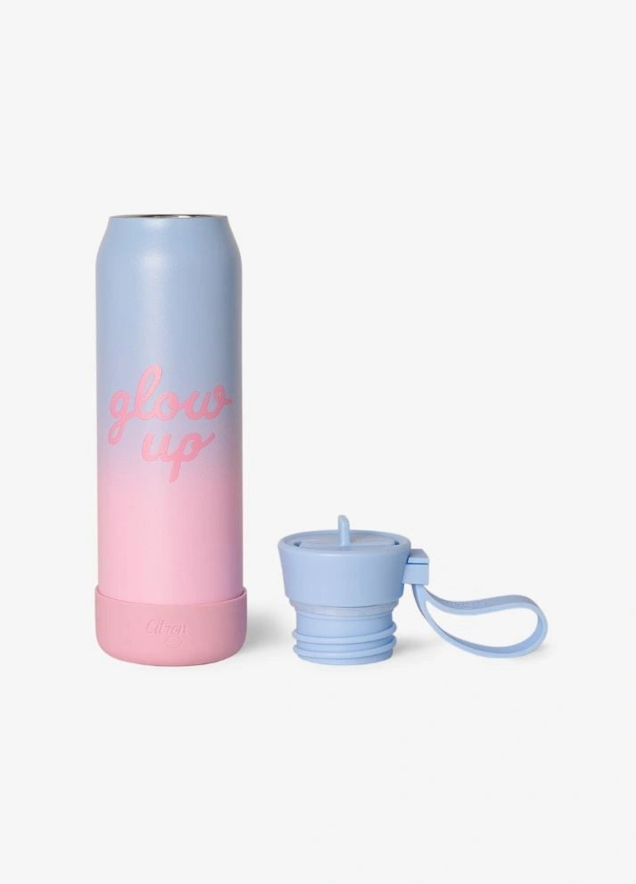 350ml Insulated Water Bottle - Glow Up Pink/Blue
