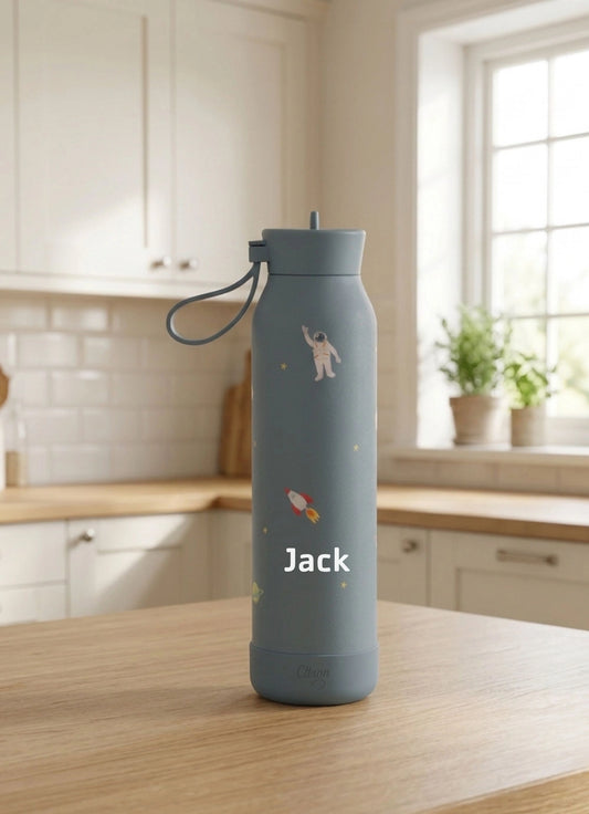350ml Insulated Water Bottle - Spaceship
