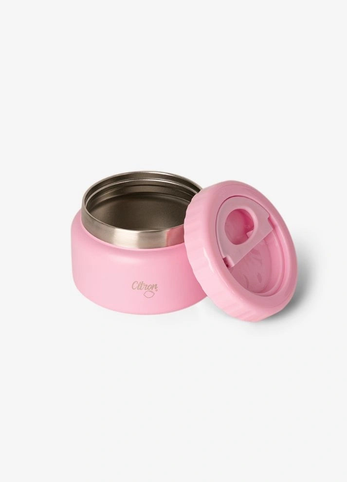 Insulated Food Flask 250ml - Baby Pink