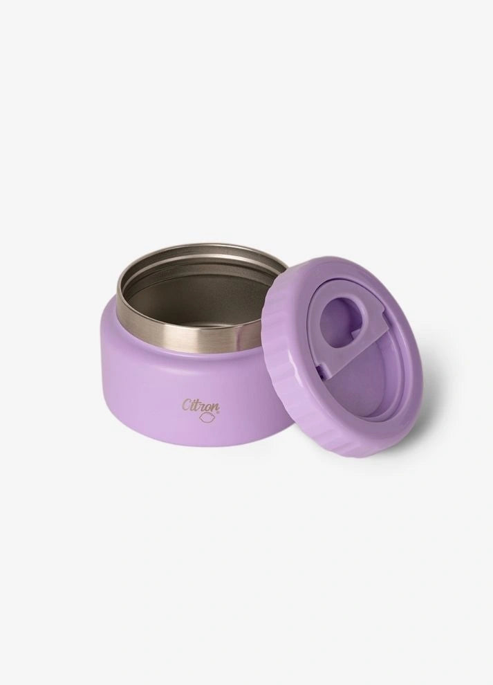 Insulated Food Flask 250ml - Purple
