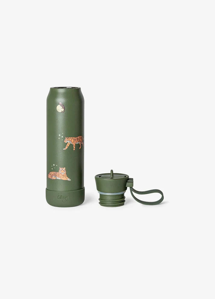 350ml Insulated Water Bottle Tiger