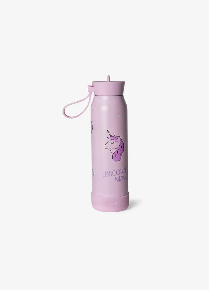 350ml Insulated Water Bottle Stormy Unicorn