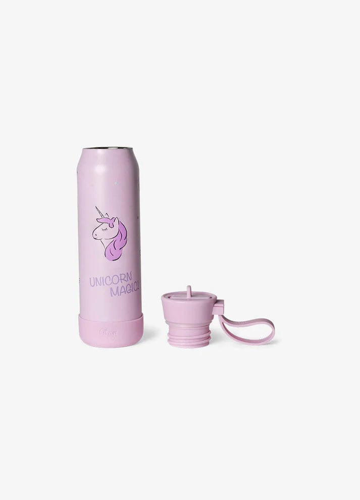 350ml Insulated Water Bottle Stormy Unicorn