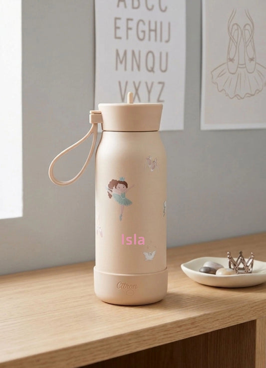 250ml Insulated Water Bottle - Ballerina